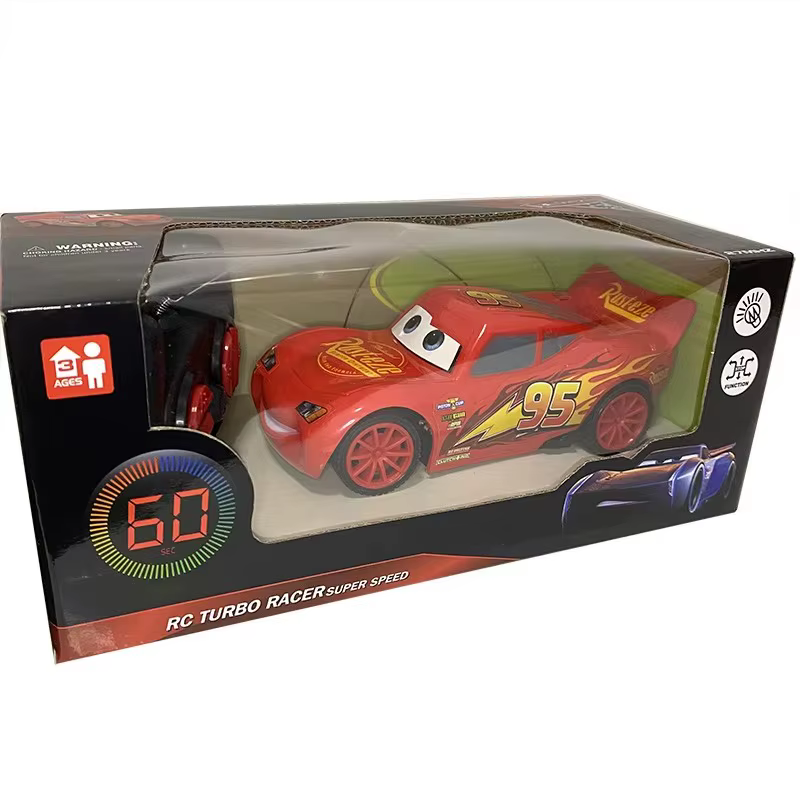 2026 Disney Anime Pixar Cars |   Voiture électrique télécommandée Lightning McQueen pour enfants |  