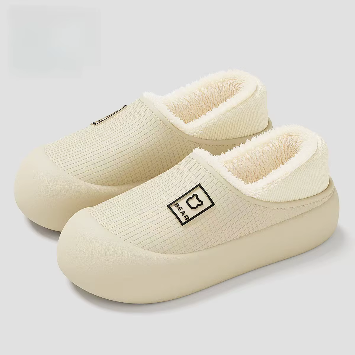 Chaussons pour femmes hiver 2025 nouveau Style à talons intérieur maison semelle épaisse antidérapan