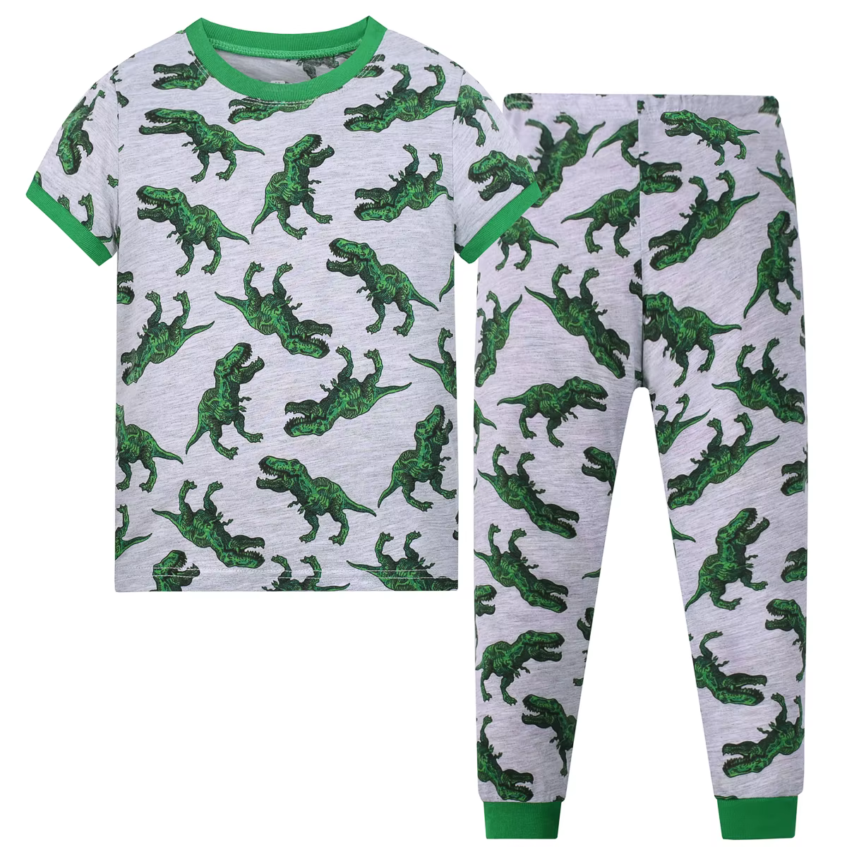 Ensemble de pyjamas pour enfants, pour garçons, plusieurs styles, imprimé dinosaure T-Rex et monster