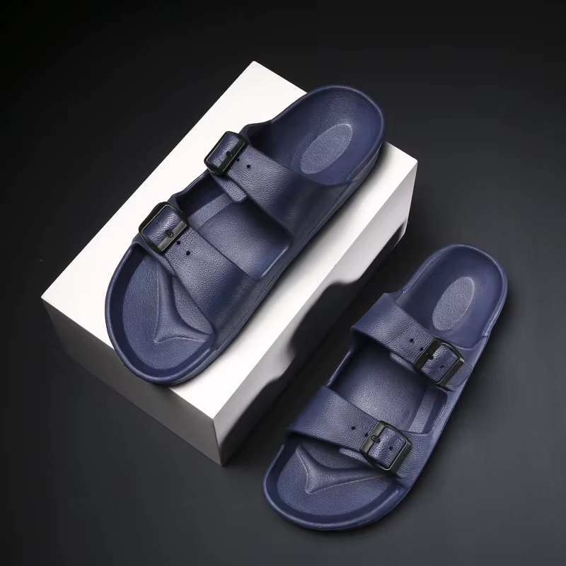 Pantoufles d'hiver chaudes unisexes à double face pour hommes et femmes, antidérapantes, pour l'inté