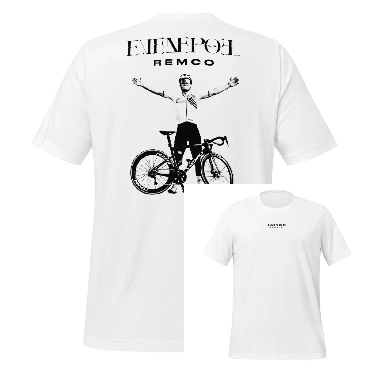 T-shirt de cyclisme Remco Evenepoel Premium en coton avec motif graphique pour hommes et femmes, str