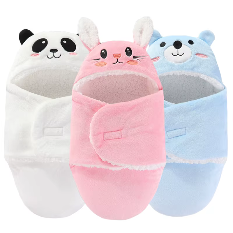 Sacs de couchage doux pour bébé, couvertures chaudes d'automne et d'hiver pour nouveau-né, cocon de 