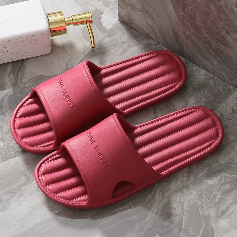 Chaussons pour femmes pour femmes été maison bain intérieur antidérapant maison salle de bain fond s