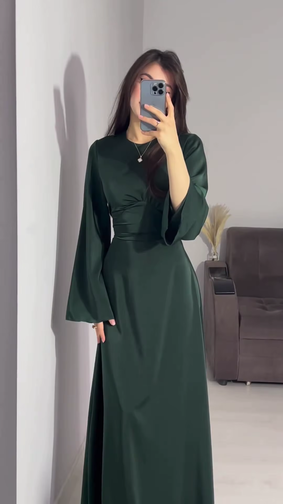 Robes de soirée élégantes pour femmes, mode d'été, col rond, manches longues, Slim, bretelles serrée