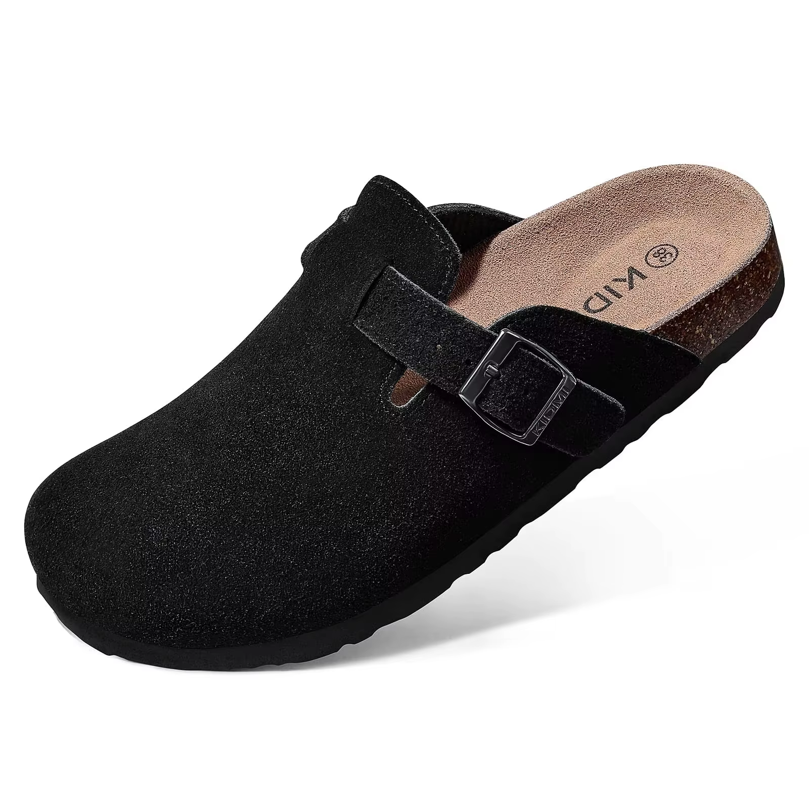 Crestar-Pantoufles sabots en daim classiques pour hommes et femmes, mules à la mode, repose-pieds en
