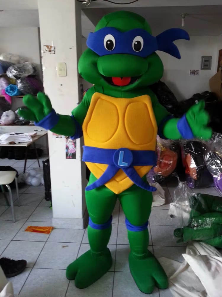 Robe de noël tortue pour adulte, personnage d'halloween, accessoires complets, Costume de mascotte, 