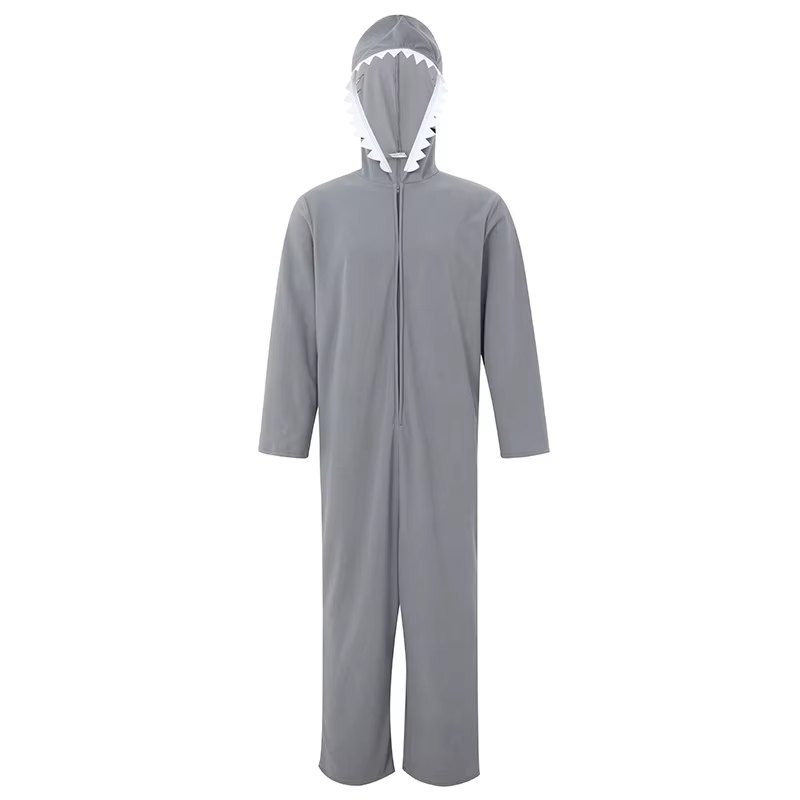 Body requin gris, pyjama amusant pour femmes et hommes, Costume Animal, combinaison Cosplay, Costume