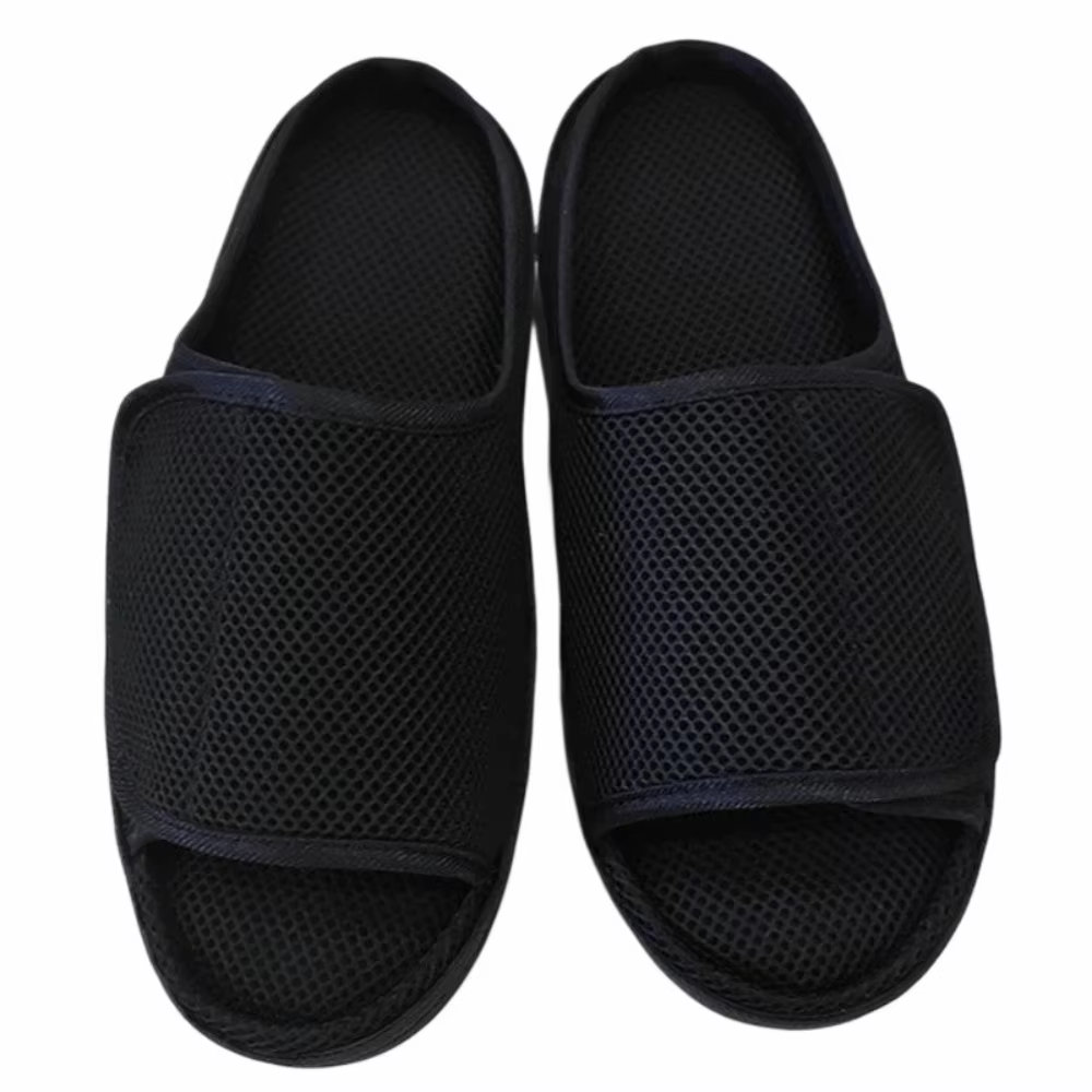 Chaussons ajustables pour la rééducation post-fracture, légers, ajourés, pour pieds sensibles et enf