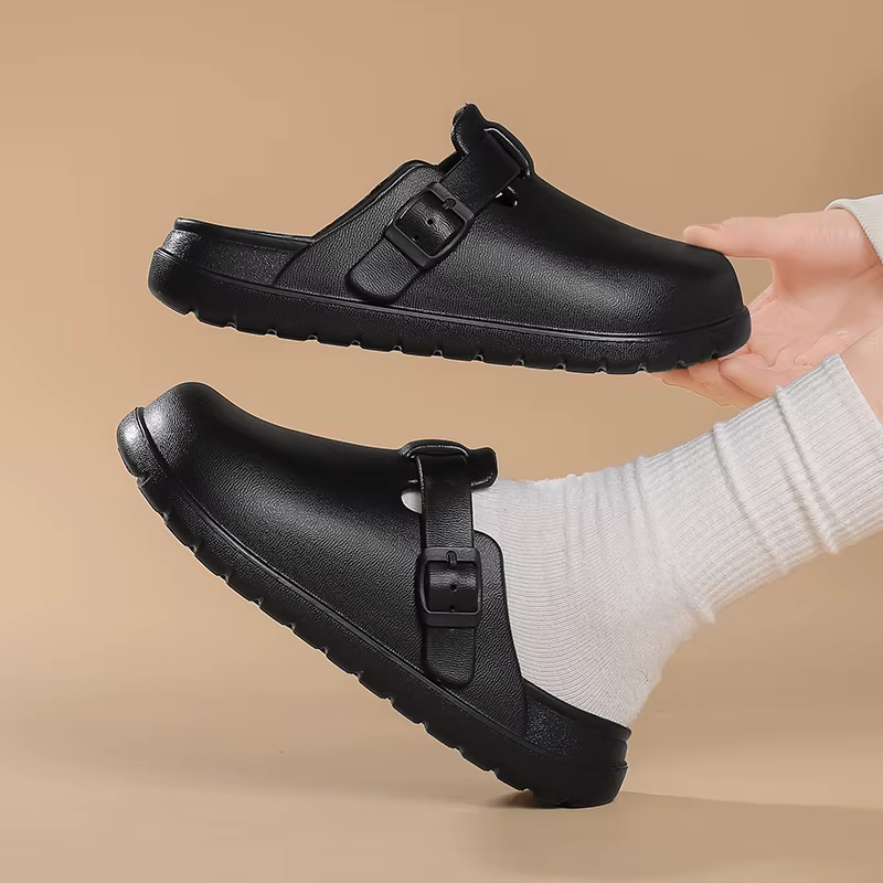 Chaussons en coton unisexes personnalisables pour couples, chaussures confortables pour la maison, r