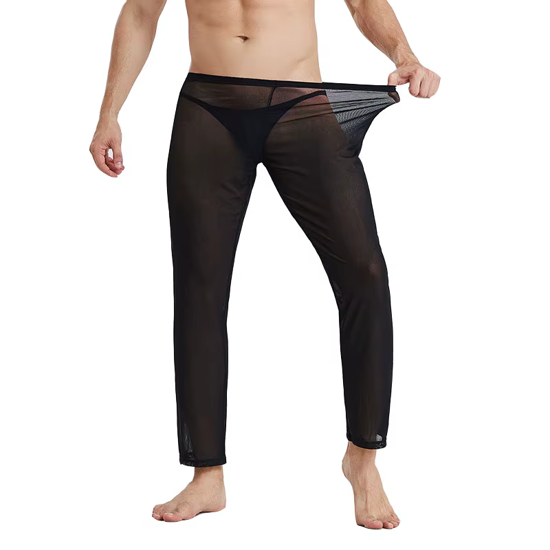 Pyjama en maille transparente pour hommes