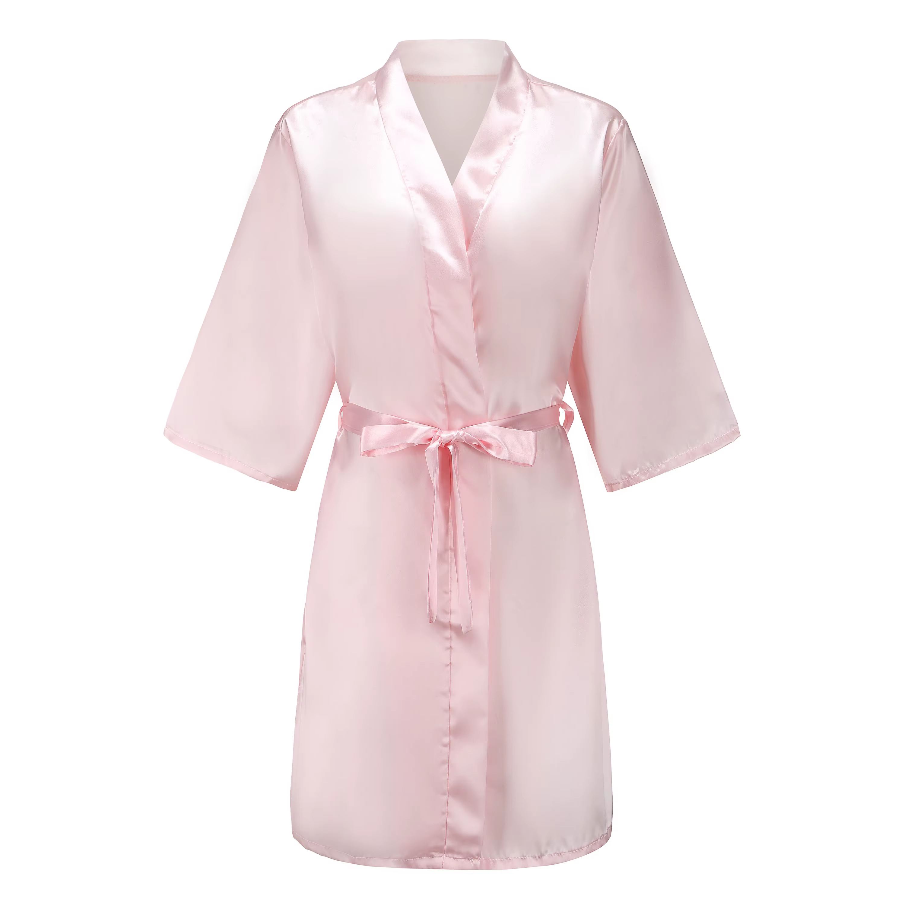 Robe en Satin femme Lingerie intime vêtements de nuit soyeux mariée cadeau de mariage décontracté Kimono peignoir