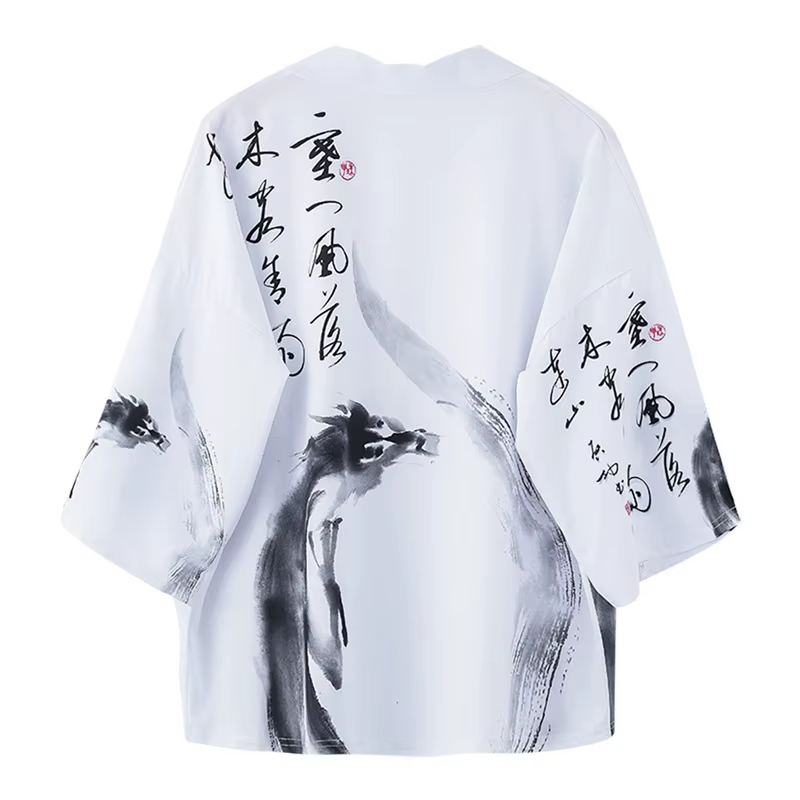 Kimono de Style traditionnel japonais Vintage pour hommes et femmes