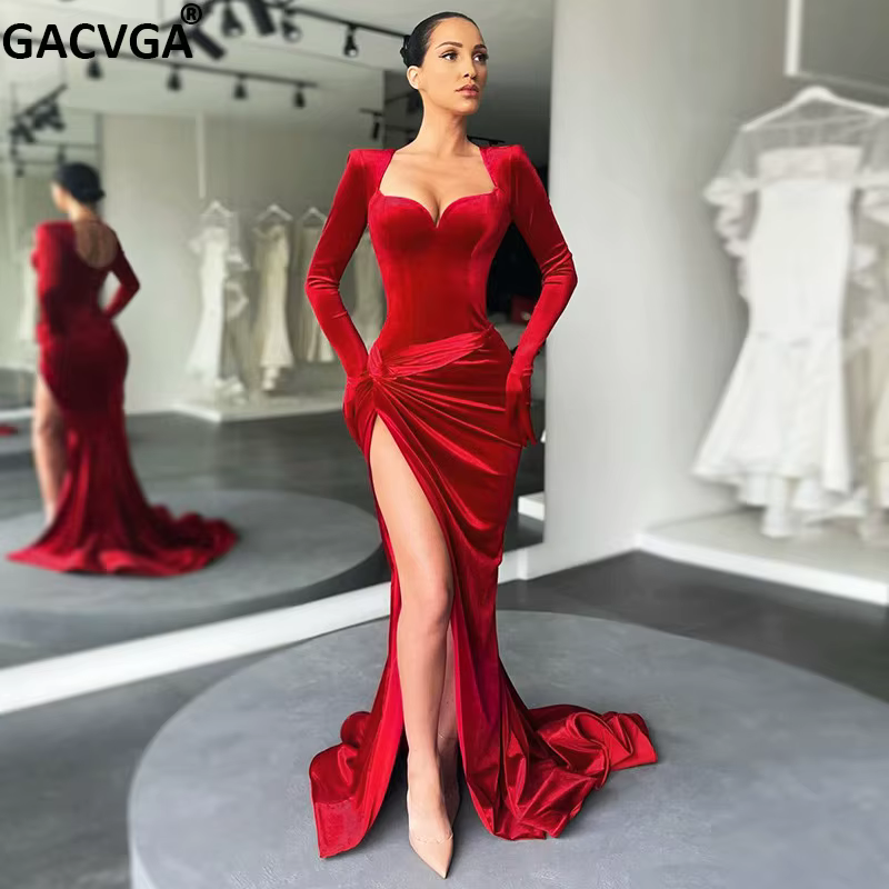 GACVGA robe longue élégante