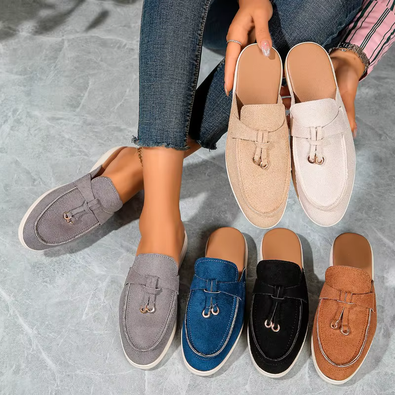 Lofu – chaussures rétro en flanelle douce pour femmes