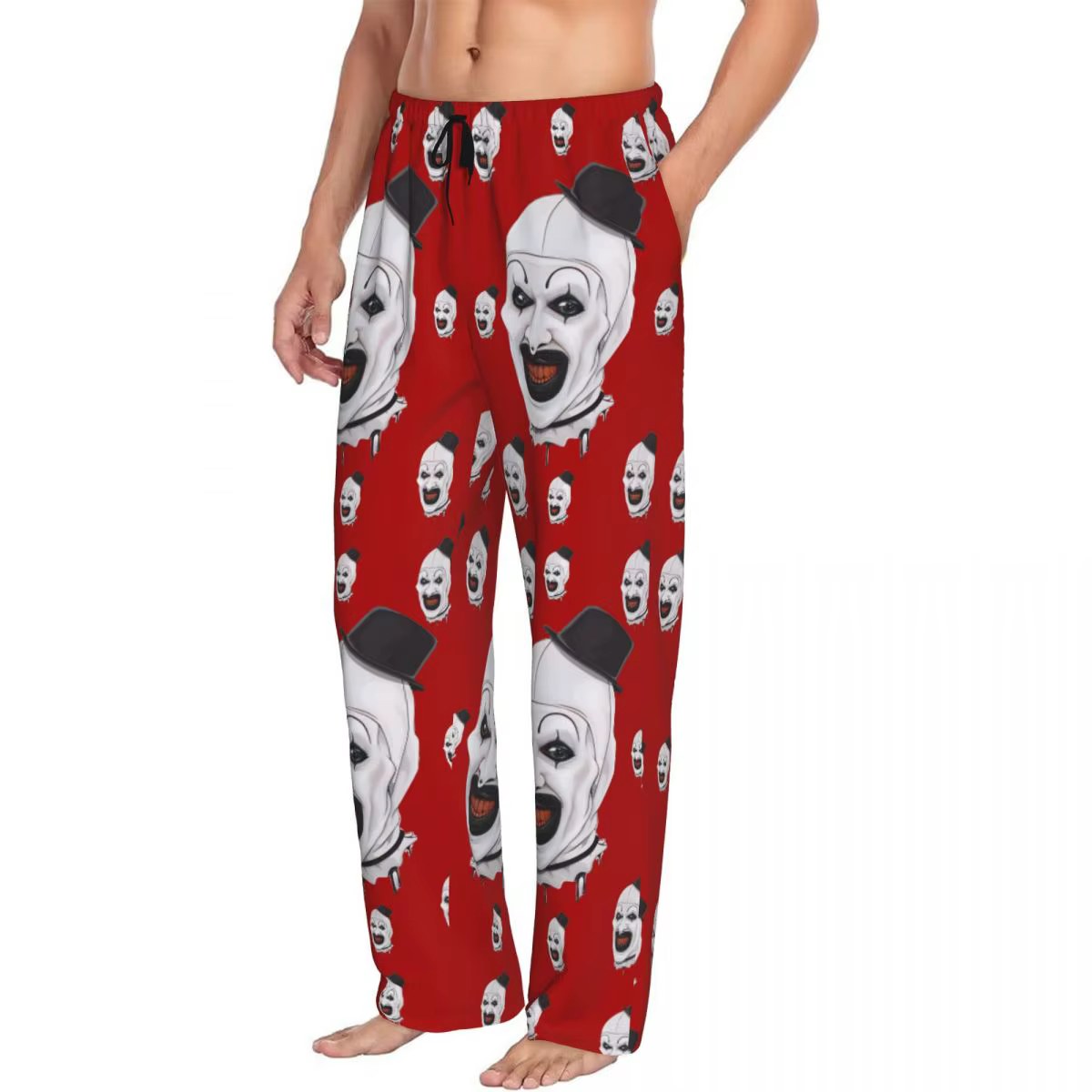 Pantalon de pyjama T-Terrifiers imprimé personnalisé pour hommes