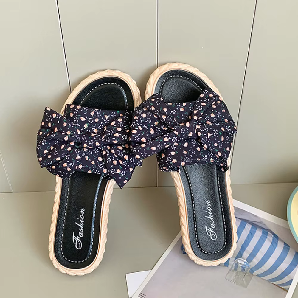 Pantoufles de plage décontractées Style bohémien pour femmes