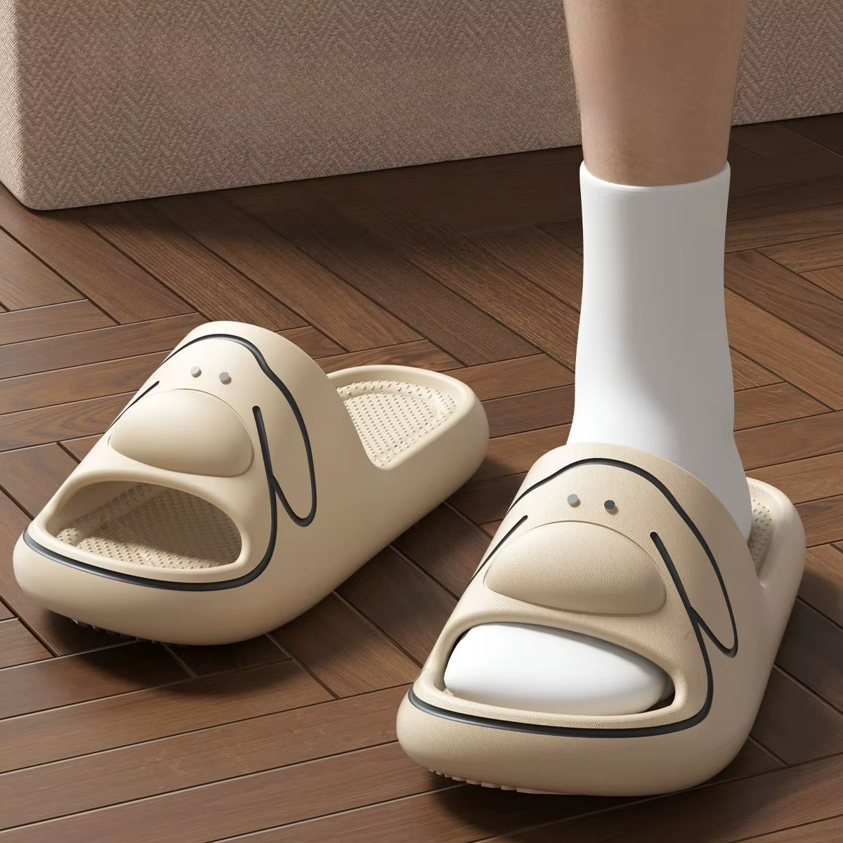 Nouvelles pantoufles mignonnes en forme d'ours pour femmes 2026 – Confortables