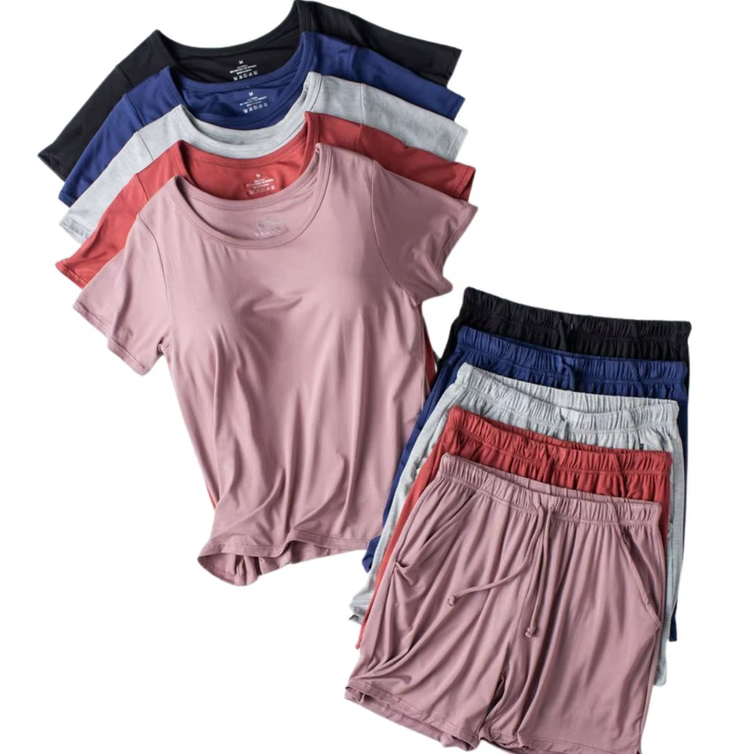 Ensemble de pyjama en coton modal pour femme