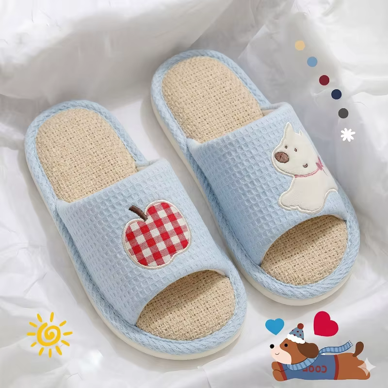 Chaussons en lin pour femmes