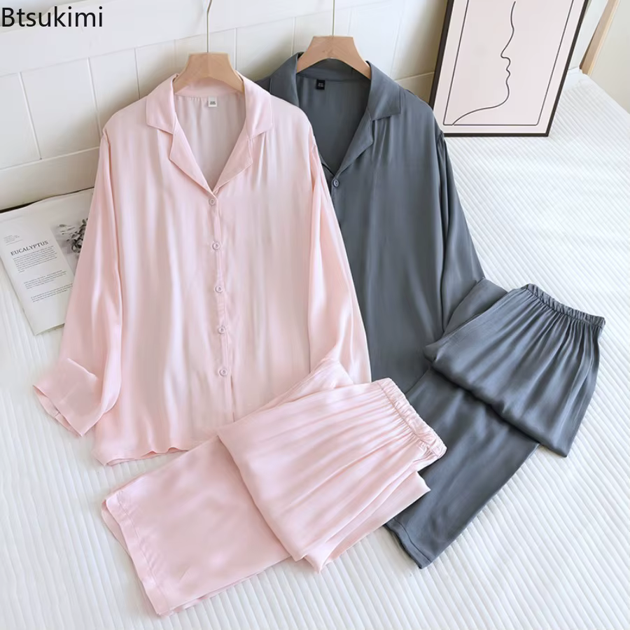 Ensembles de pyjamas amples et doux 2026 pour couples