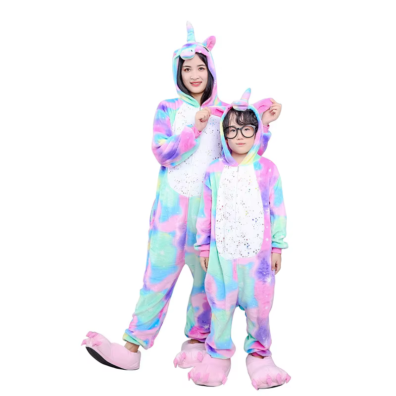 Licorne Anime Pyjamas ensemble femmes hommes unisexe dessin