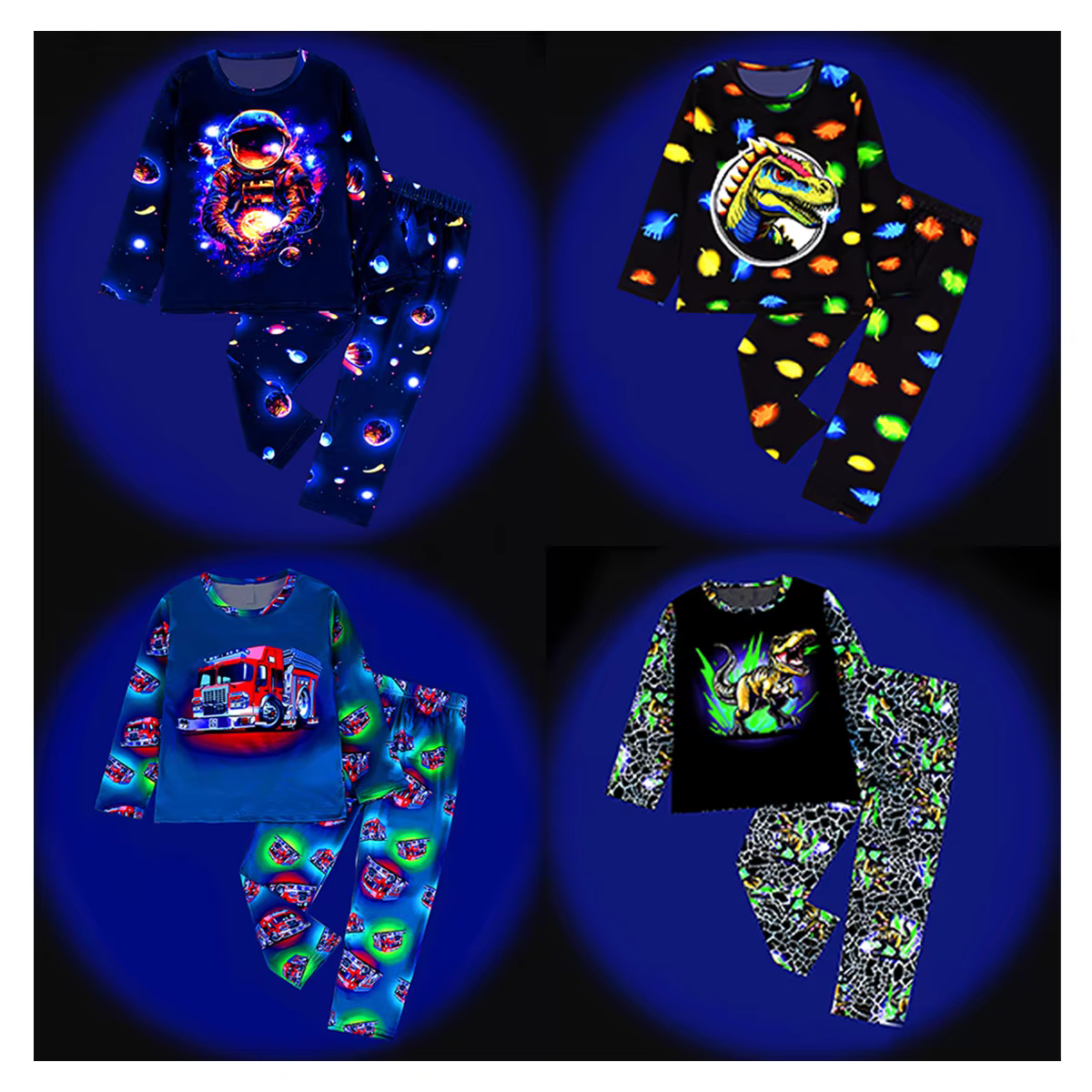 Ensemble de pyjama pour garçons printemps-automne