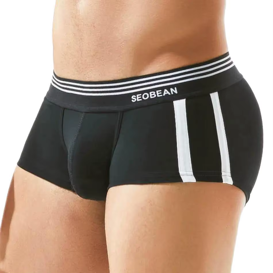 SEOBEAN marque hommes sous-vêtements boxeurs Shorts respirant coton caleçon confortable Sexy culotte Boxer pour homme