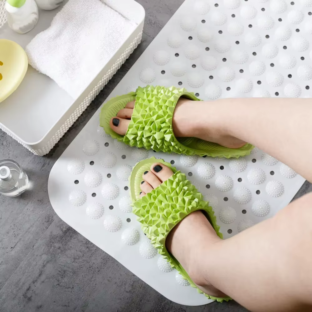Décontracté drôle créatif Durian pantoufles anti-dérapant maillots de bain appartements
