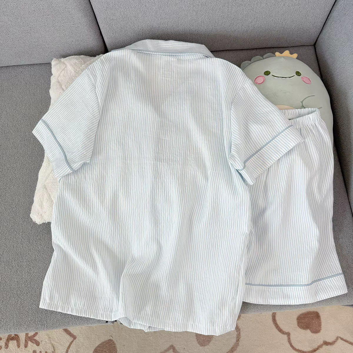 Pyjama d'été pour femme à manches courtes