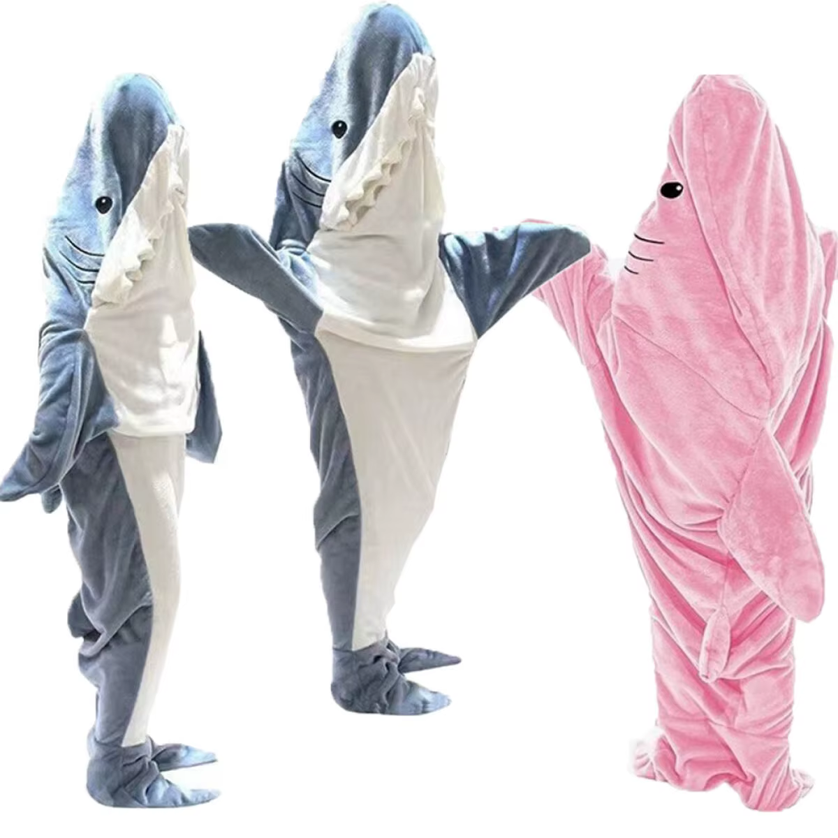 Combinaison de pyjama requin pour femme