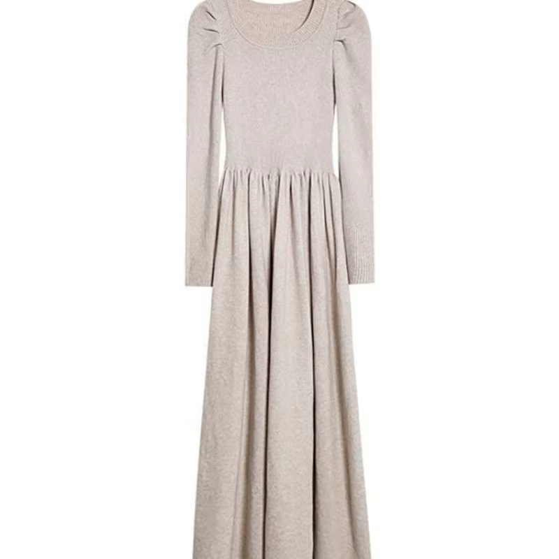 Robe tricotée de style doux pour femme