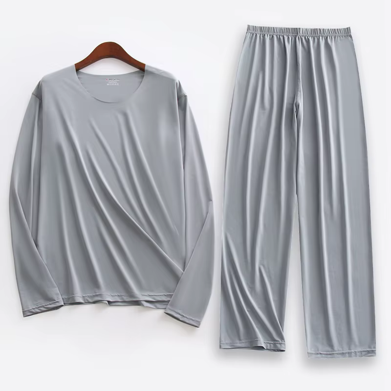 Pyjama en soie glacée pour hommes