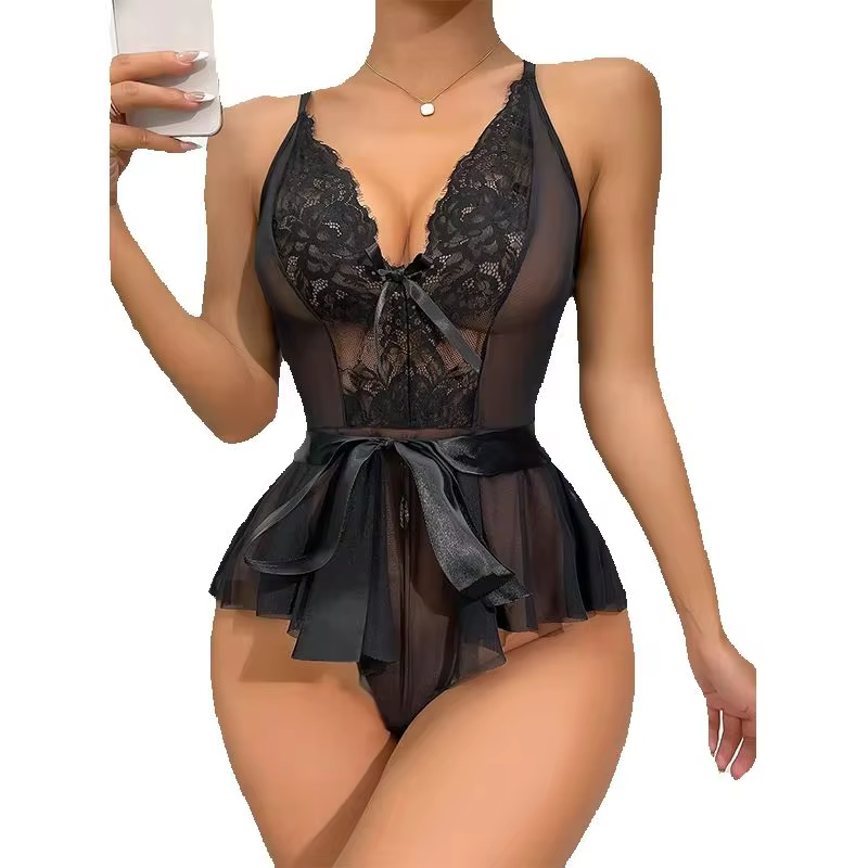 Femmes Pyjamas Vêtements De Nuit Dentelle Pyjama Ensemble S-XL Sexy