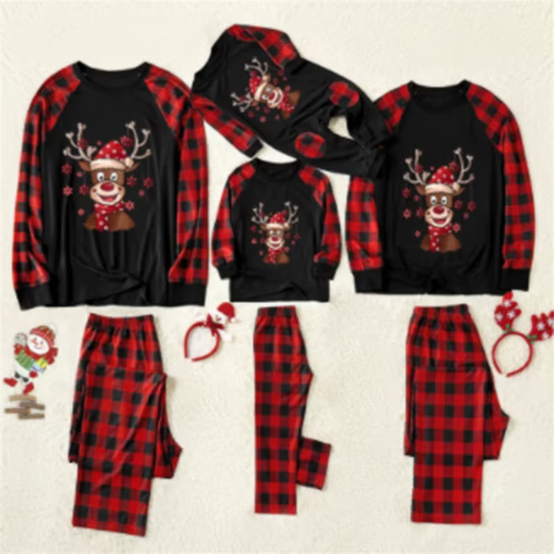 Pyjama de Noël à Manches sulfpour Bébé et Enfant