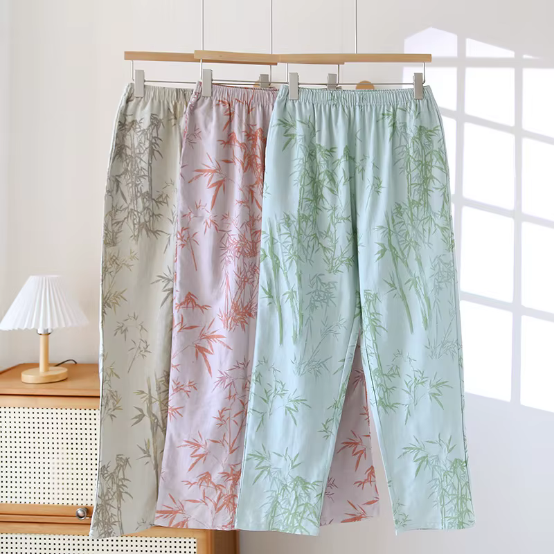 Pyjama de couchage en coton multicolore pour Couple