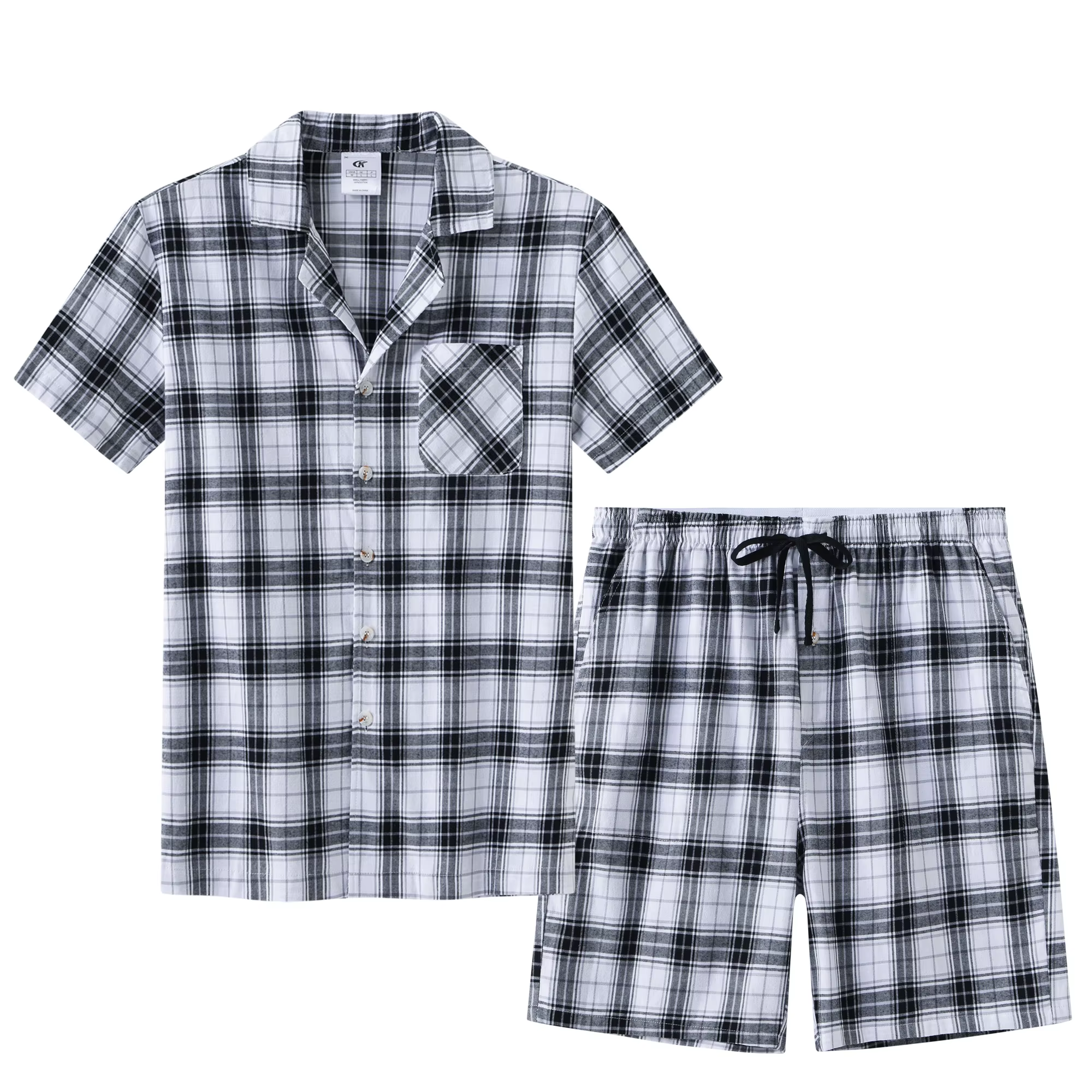 Ensemble pyjama court d'été pour hommes