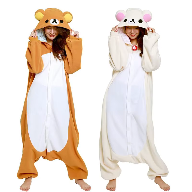 Pyjama ours relaxant pour adultes