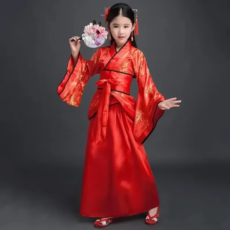 Robe Kimono Traditionnel pour Fille