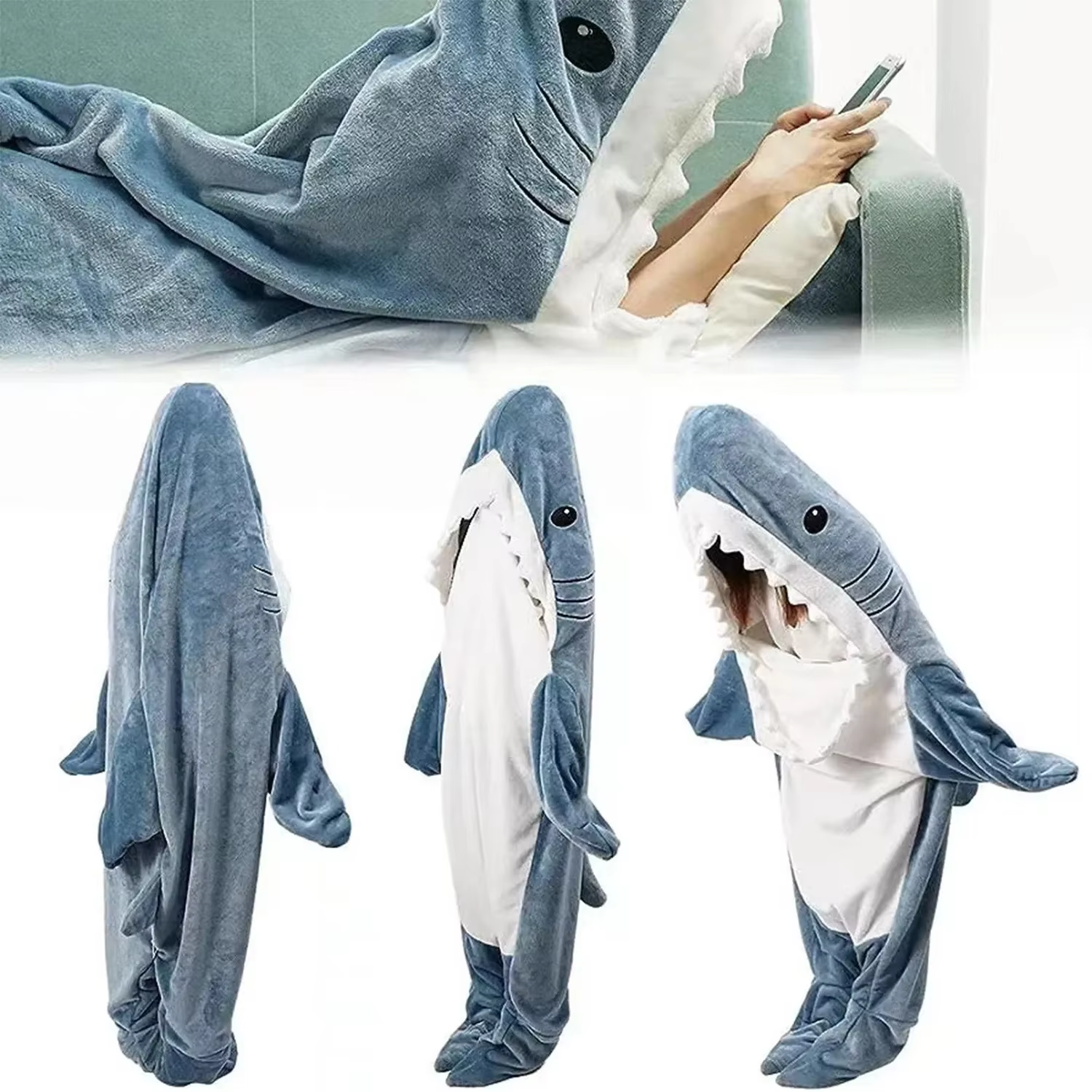 Pyjama une pièce requin