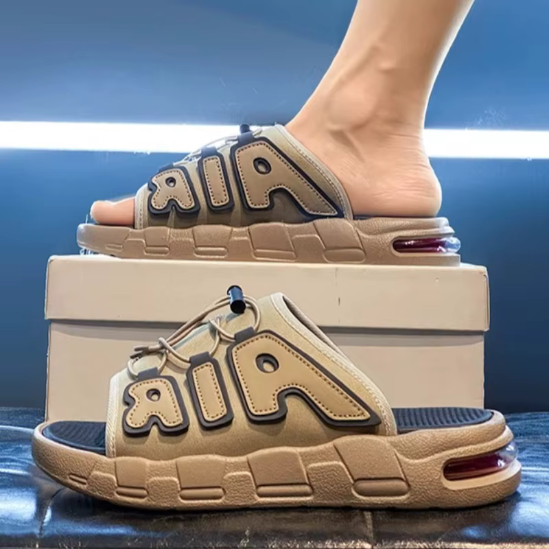 Claquettes de sport pour hommes avec coussin d'air