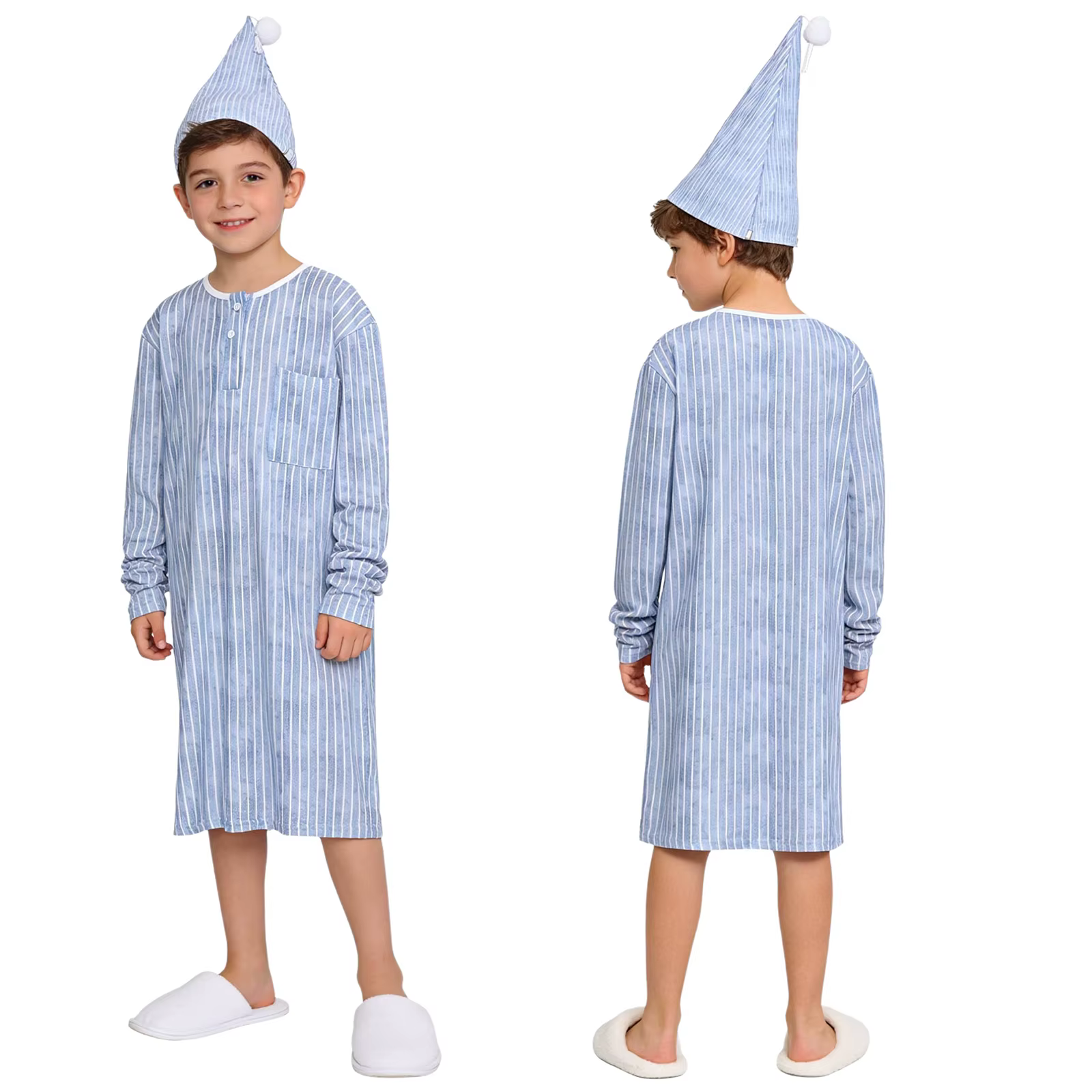 Ensemble pyjama doux rayé pour garçons
