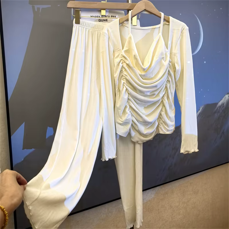 Ensemble pyjama avec pantalon pour femmes