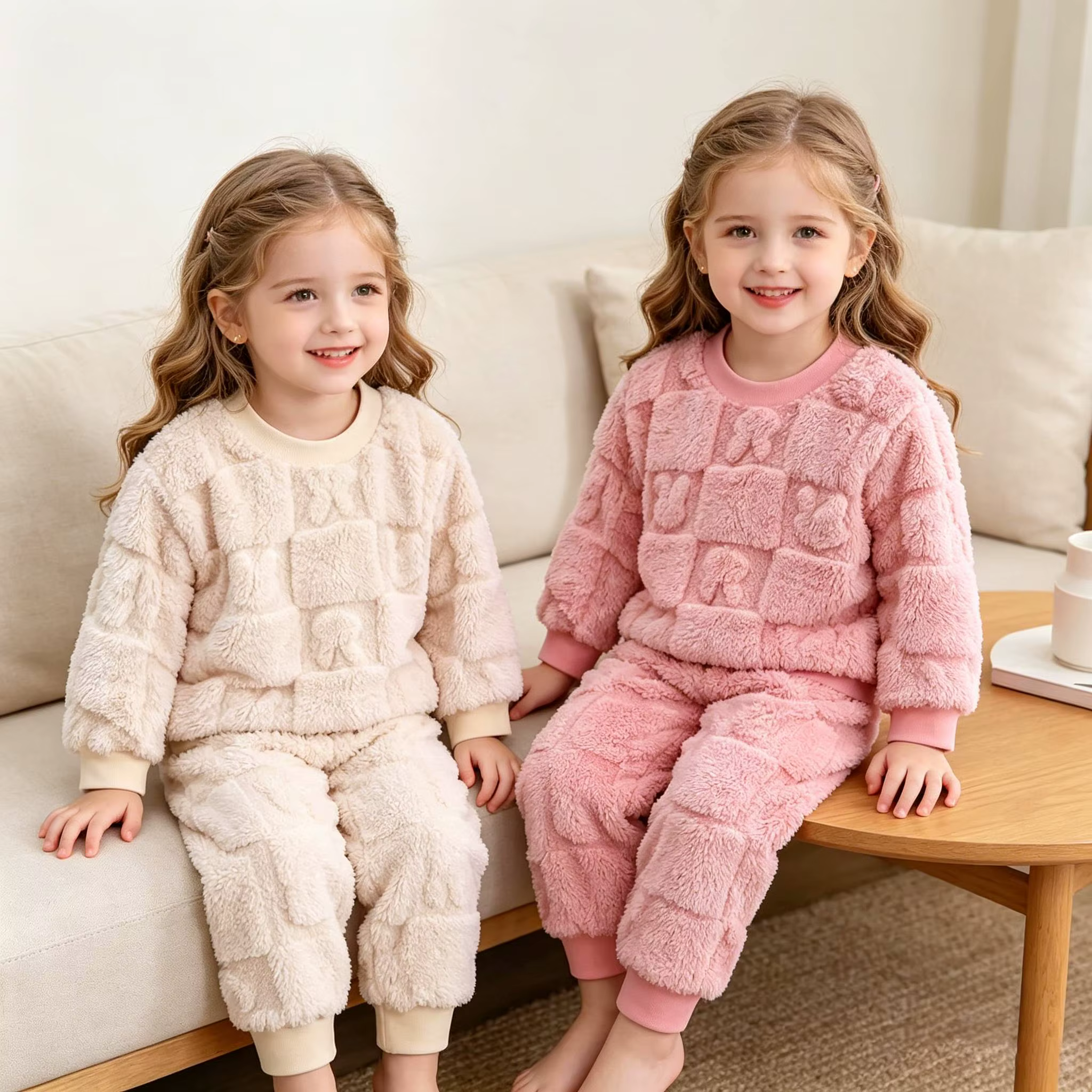 Pyjamas pour enfants automne-hiver à revers