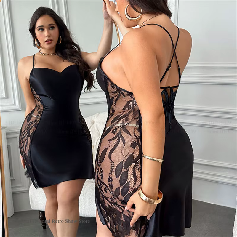 Chemise de nuit pour femme grande taille 3XL 4XL 5XL