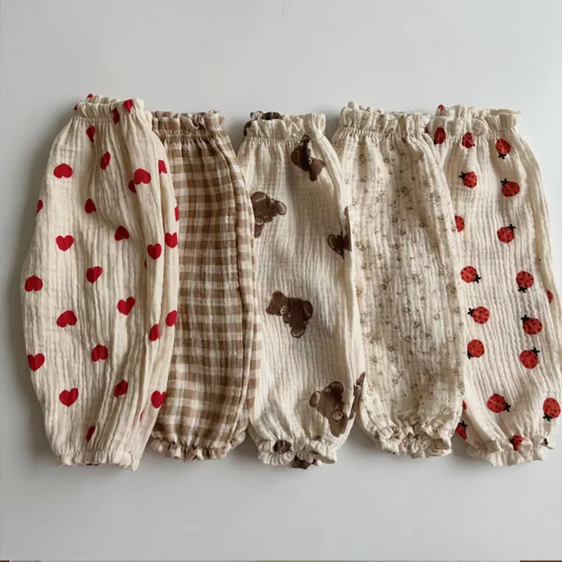 Pantalons pour bébé en coton biologique
