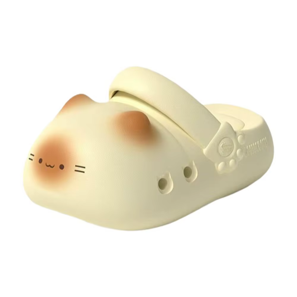 Adorables pantoufles imperméables à motif patte de chat