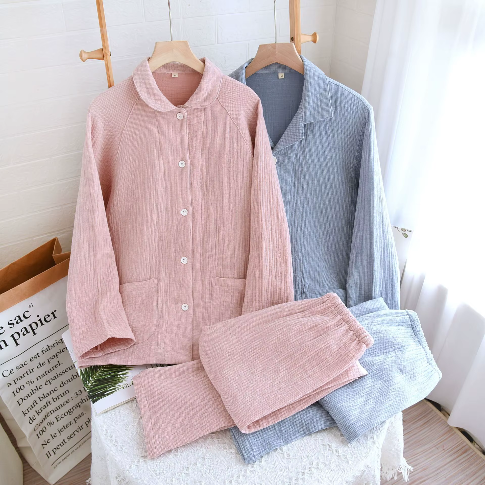 Pyjama d'allaitement de maternité pour femmes et hommes