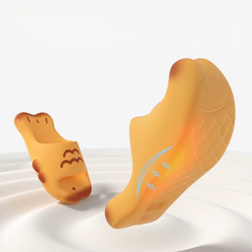 Chaussons créatifs Taiyaki en EVA souple antidérapants