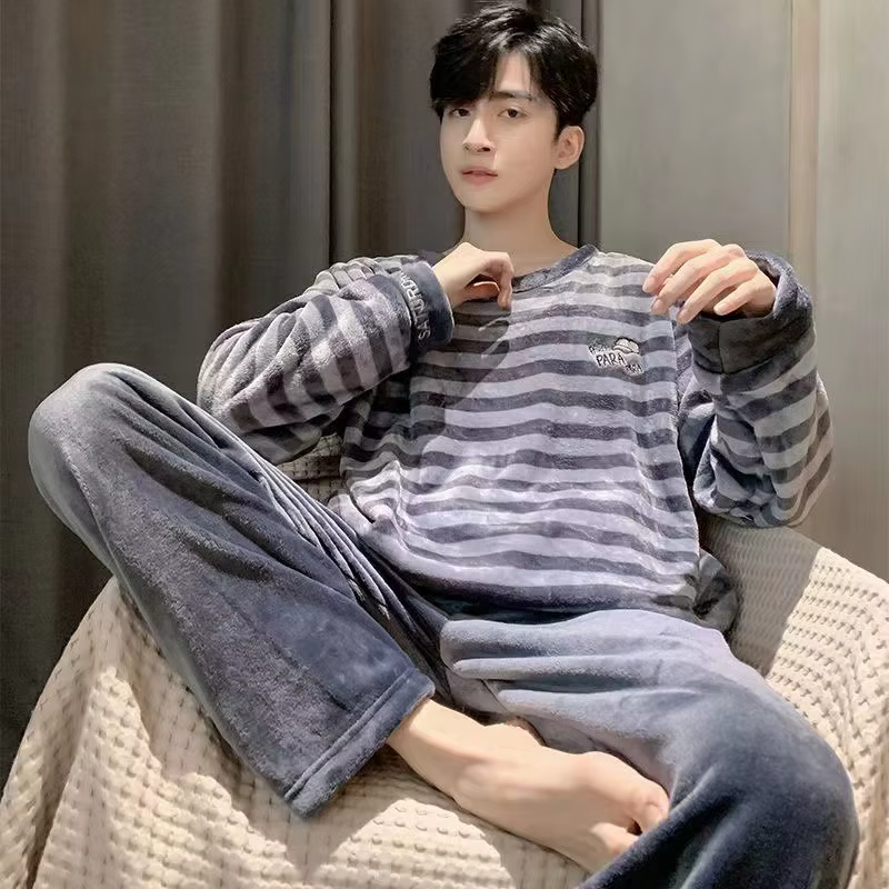 Pyjama d'hiver en flanelle pour hommes