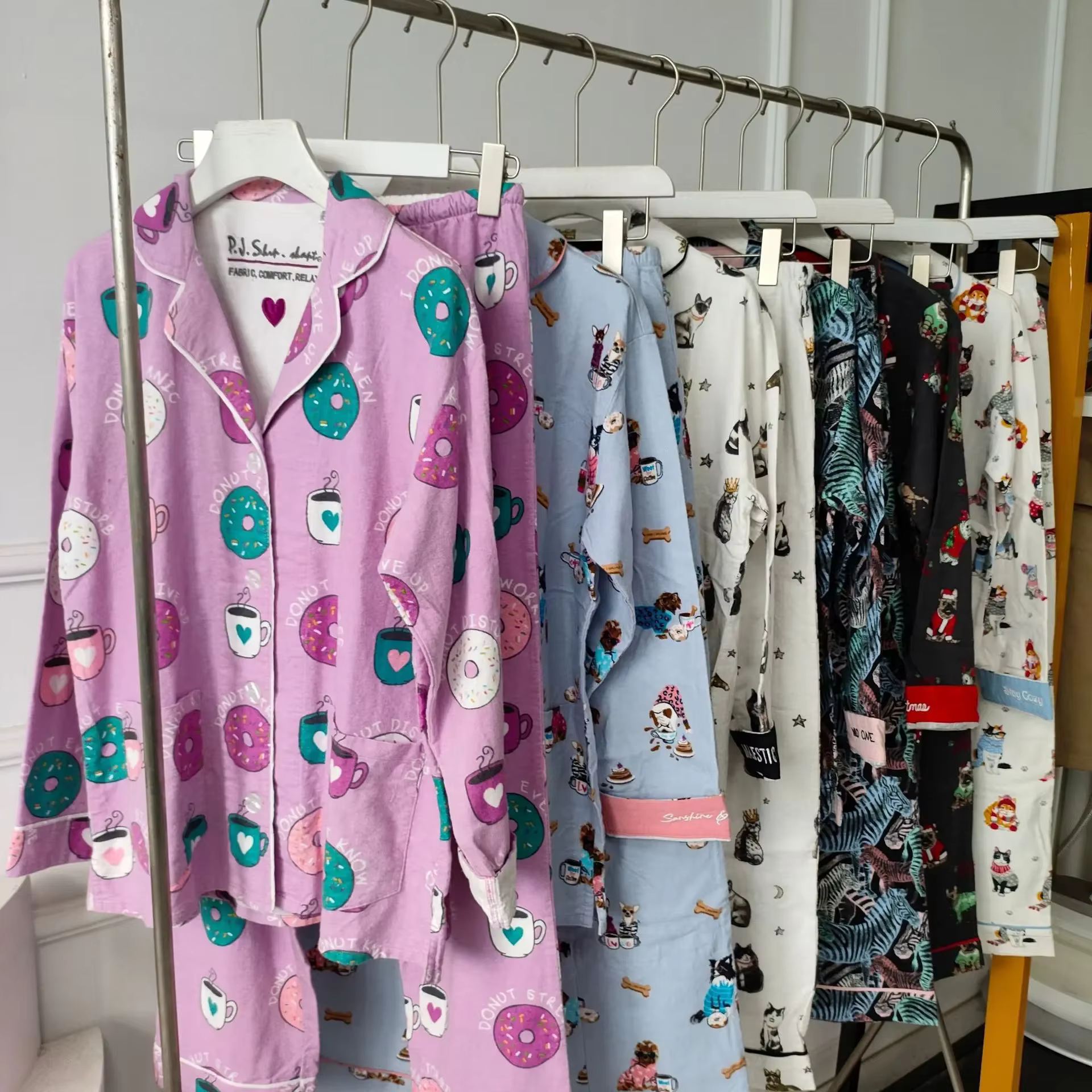 Ensemble pyjama 100% coton pour femme